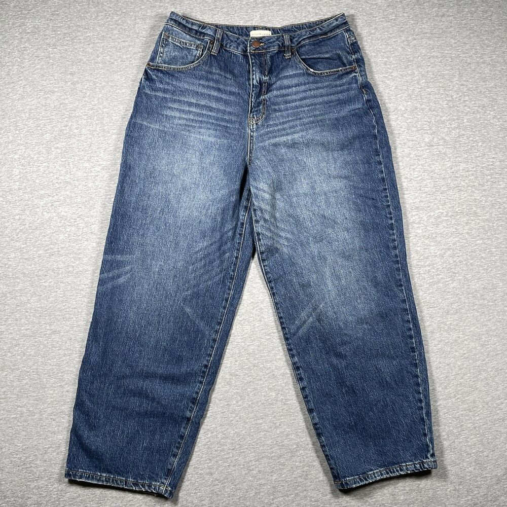 Oliver Logan Jeans Womens 31 Blue Mom High Rise Relaxed Fit Stretch Denim